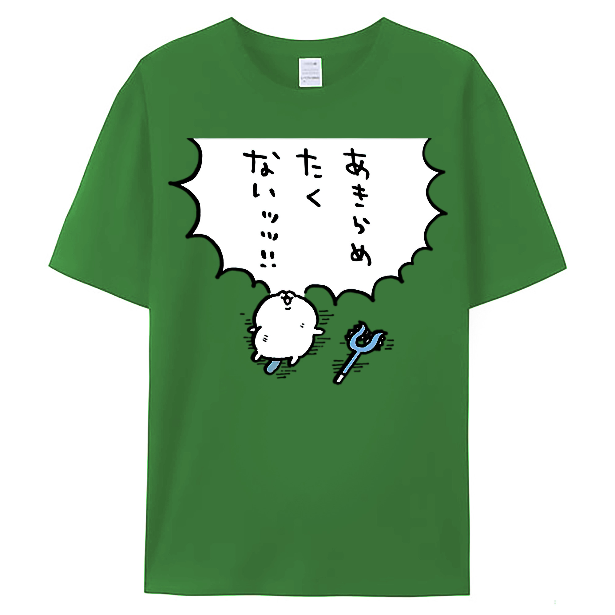 （画像用） ちいかわ ちいかわ Chii-kawa chiikawa レディースカジュアルプリントTシャツ（綿100％）